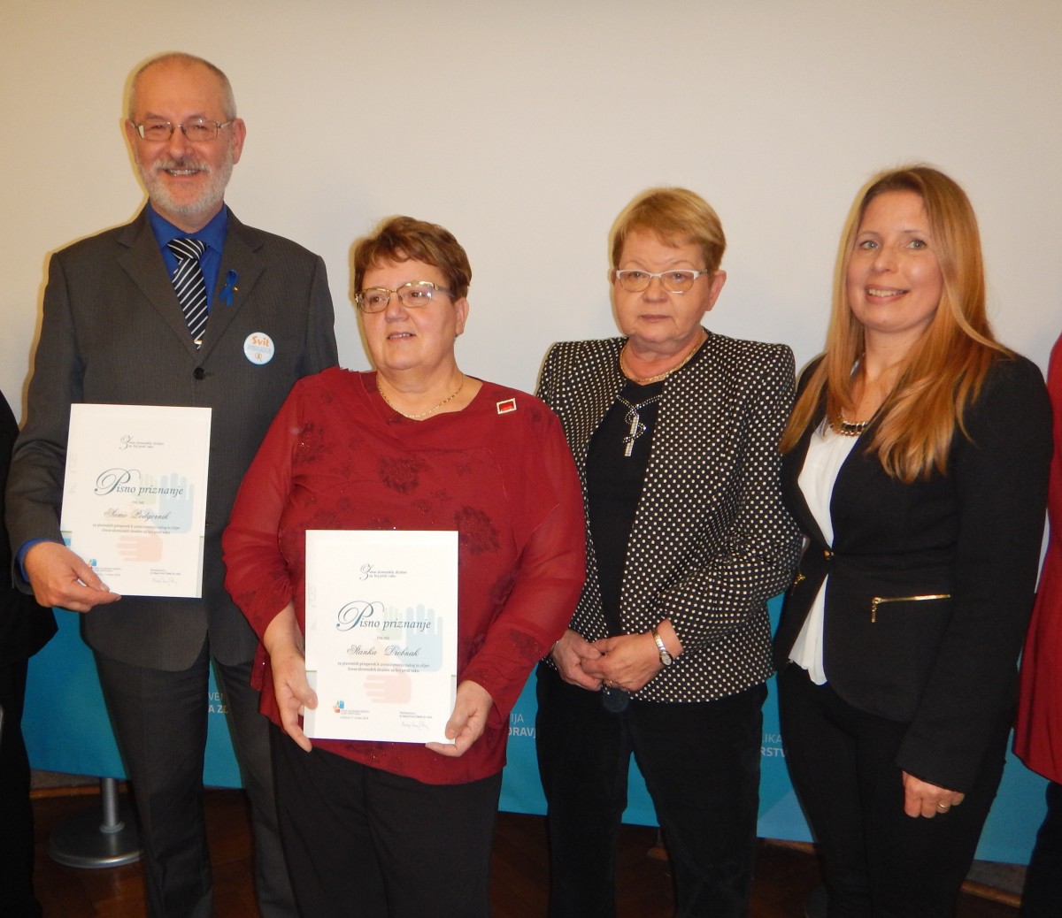 Priznanje za ambasadorja Programa Svit na Celjskem