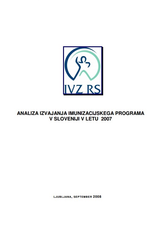 Analiza izvajanja imunizacijskega programa 2007