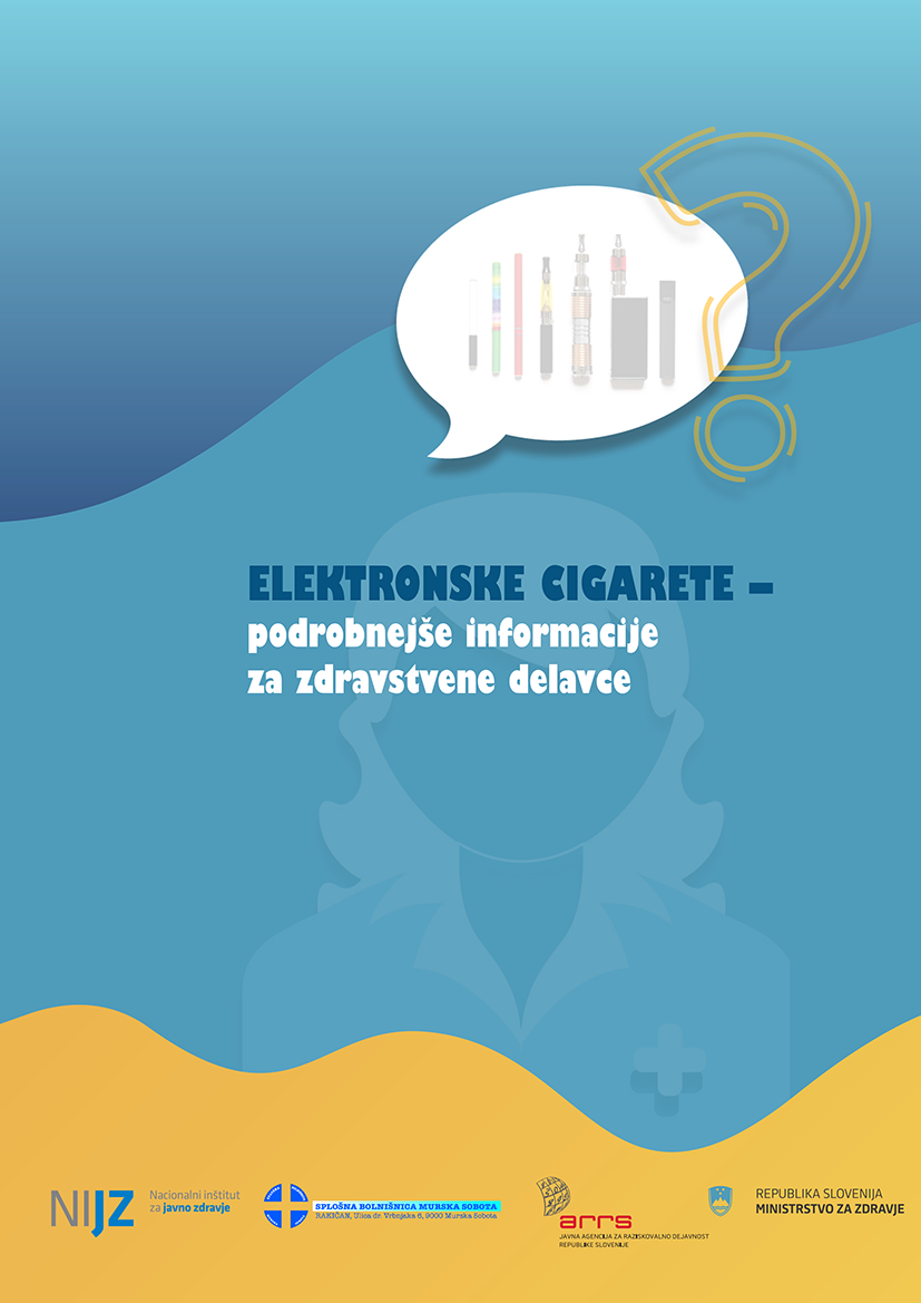Elektronske cigarete – podrobnejše informacije za zdravstvene delavce