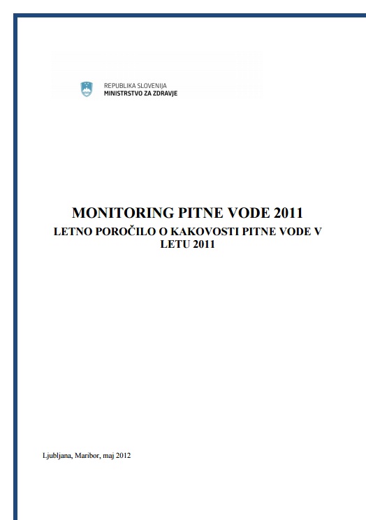 Letno poročilo o pitni vodi v Sloveniji 2011