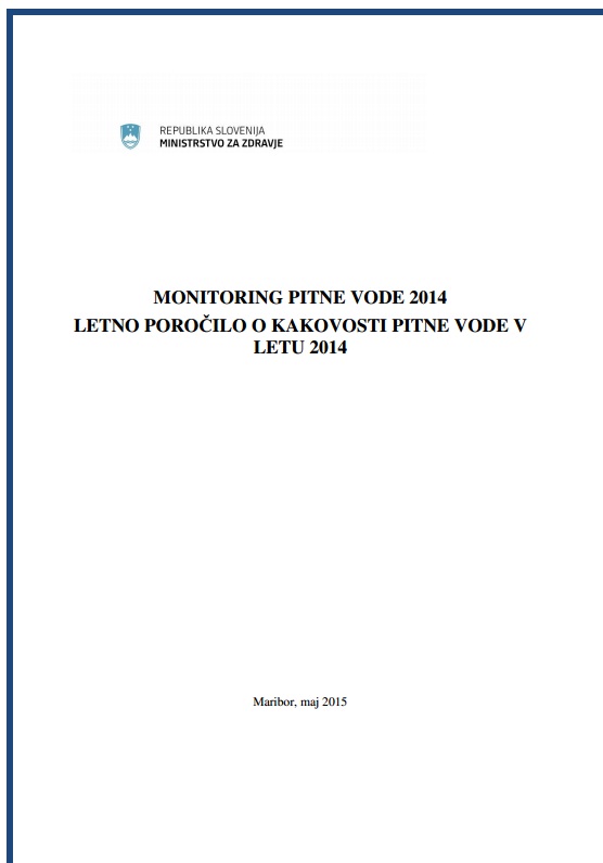 Letno poročilo o kakovosti pitne vode za leto 2014