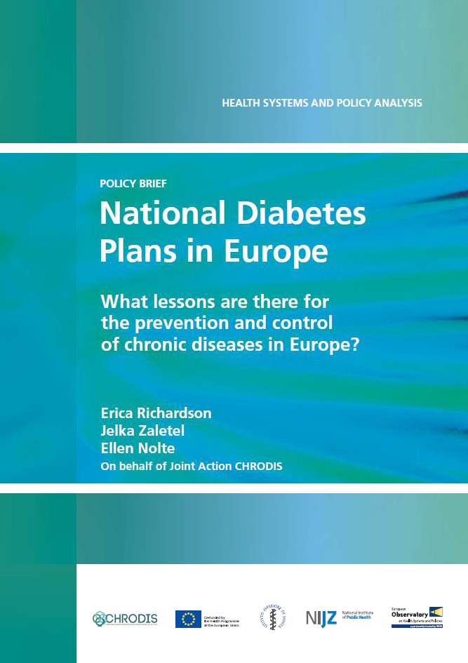 Izhodišča za načrtovanje politik nacionalnih programov za obvladovanje sladkorne bolezni