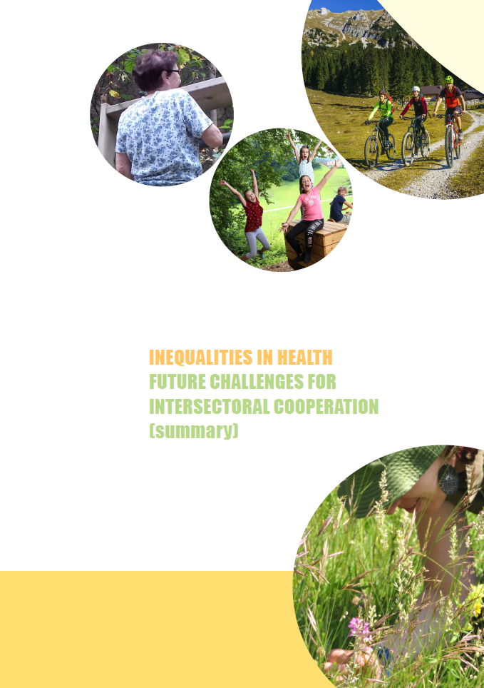 Inequalities in health future challenges for intersectoral cooperation (summary)