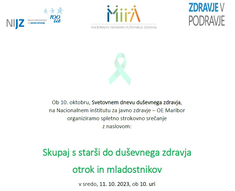 Regijsko spletno strokovno srečanje v Podravju