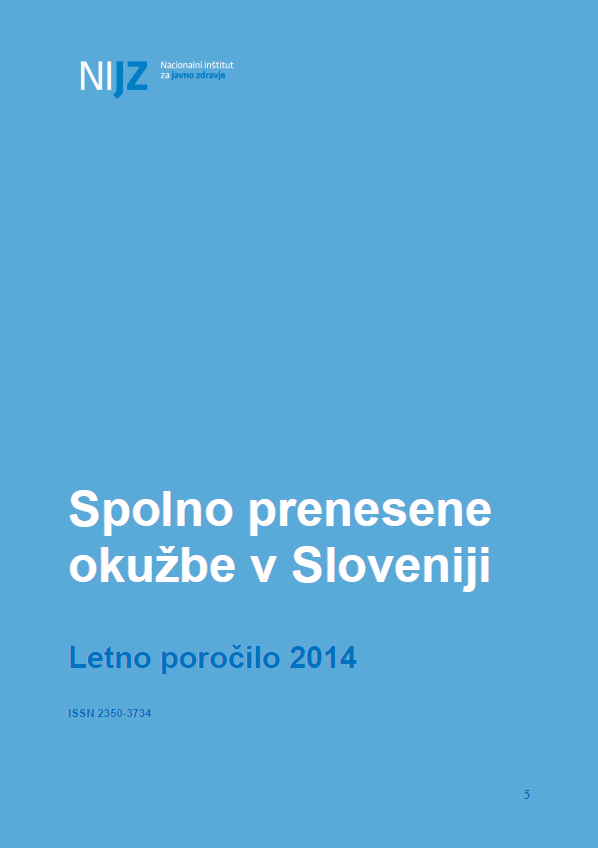 Letno poročilo o spolno prenosljivih okužbah v Sloveniji v letu 2014