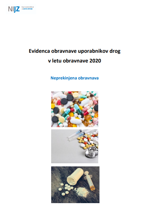Evidenca obravnave uporabnikov drog v letu obravnave 2020 – neprekinjena obravnava