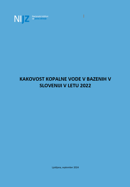 Kakovost kopalne vode v bazenih v Sloveniji v letu 2022