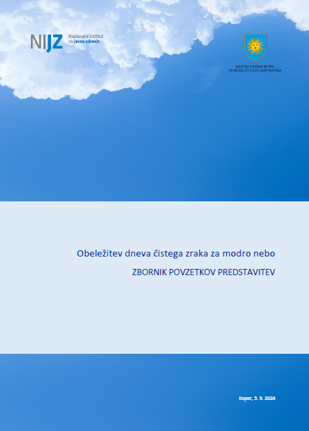 Obeležitev dneva čistega zraka za modro nebo 2024 – Zbornik povzetkov predstavitev