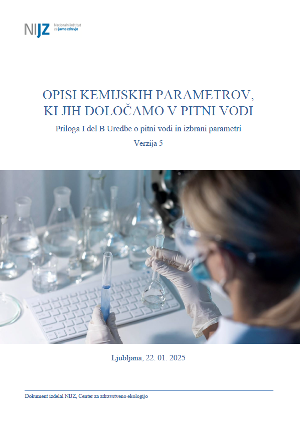 Opisi kemijskih parametrov, ki jih določamo v pitni vodi