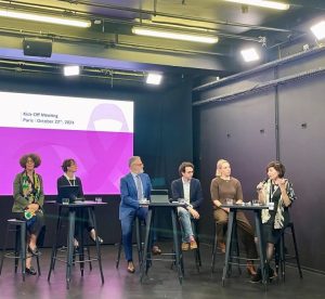 The project's kick-off meeting, which took place on October 22, 2024, in Paris.