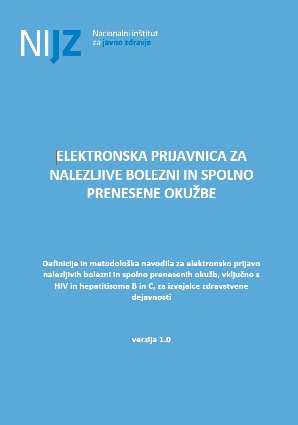 Elektronska prijavnica za nalezljive bolezni in spolno prenesene okužbe