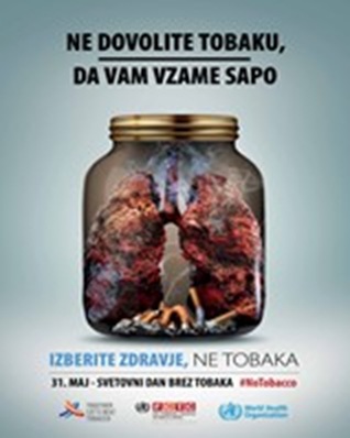 31. maj – Svetovni dan brez tobaka: Stopimo odločno do družbe brez tobaka