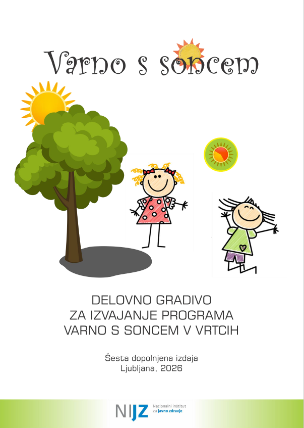 Delovno gradivo za izvajanje programa Varno s soncem v vrtcih