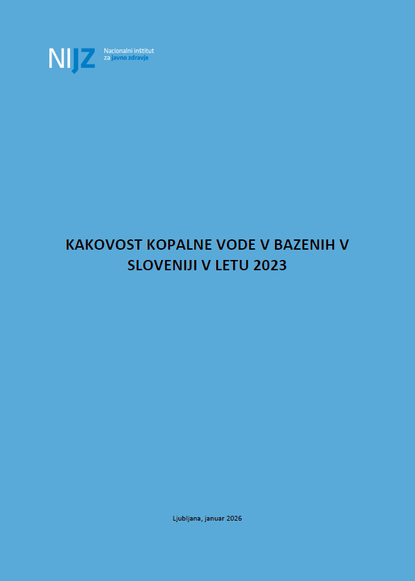 Kakovost kopalne vode v bazenih v Sloveniji v letu 2023
