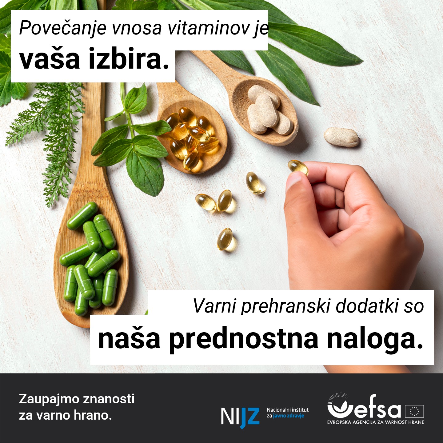 Kampanja Safe2Eat: znanstveno podprte smernice varne hrane