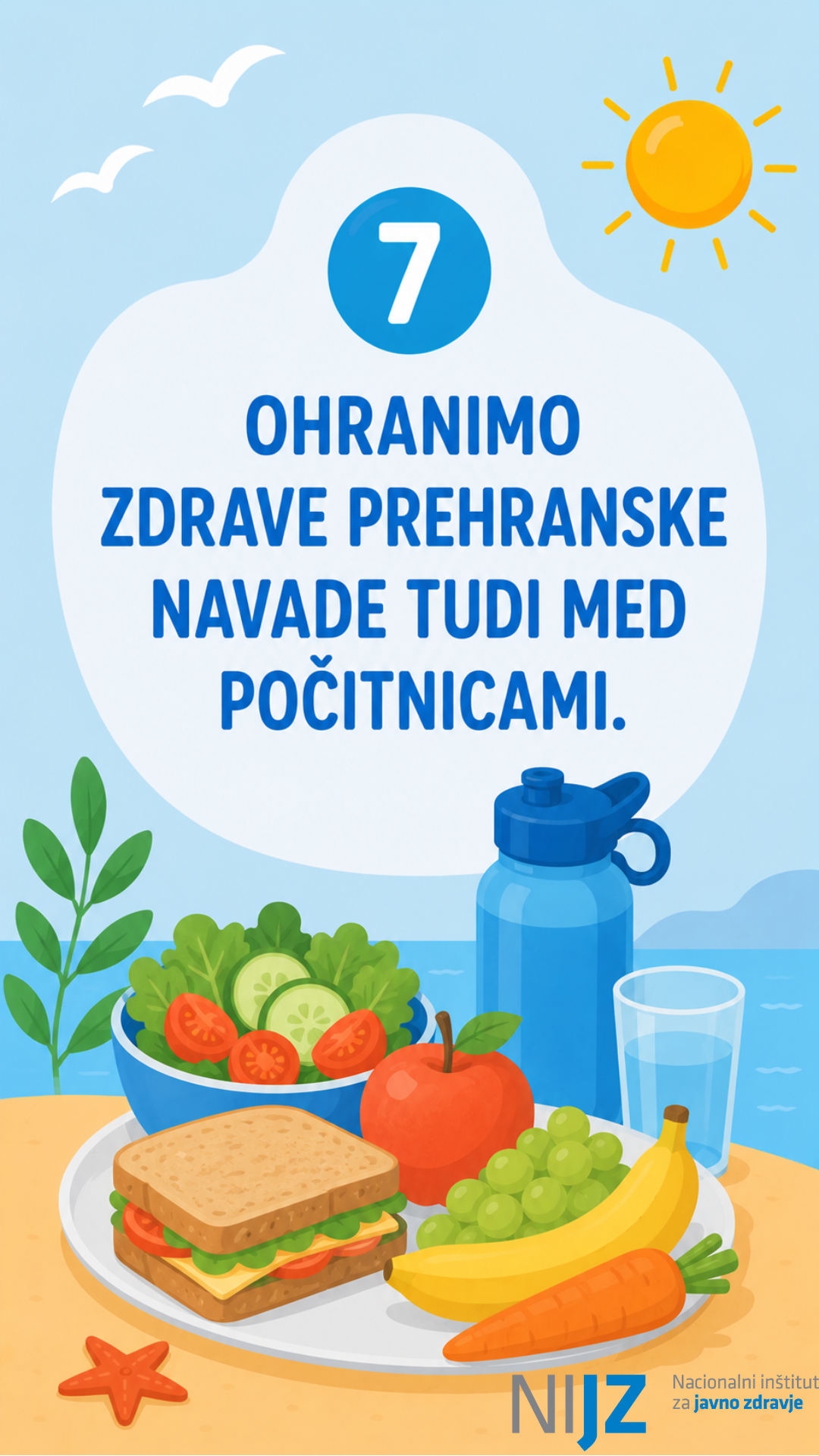 Slovenija gre na počitnice 2026: Ohranimo zdrave prehranske navade tudi med počitnicami
