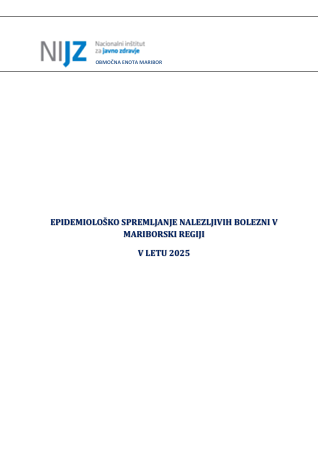 Epidemiološko spremljanje nalezljivih bolezni v mariborski regiji v letu 2025