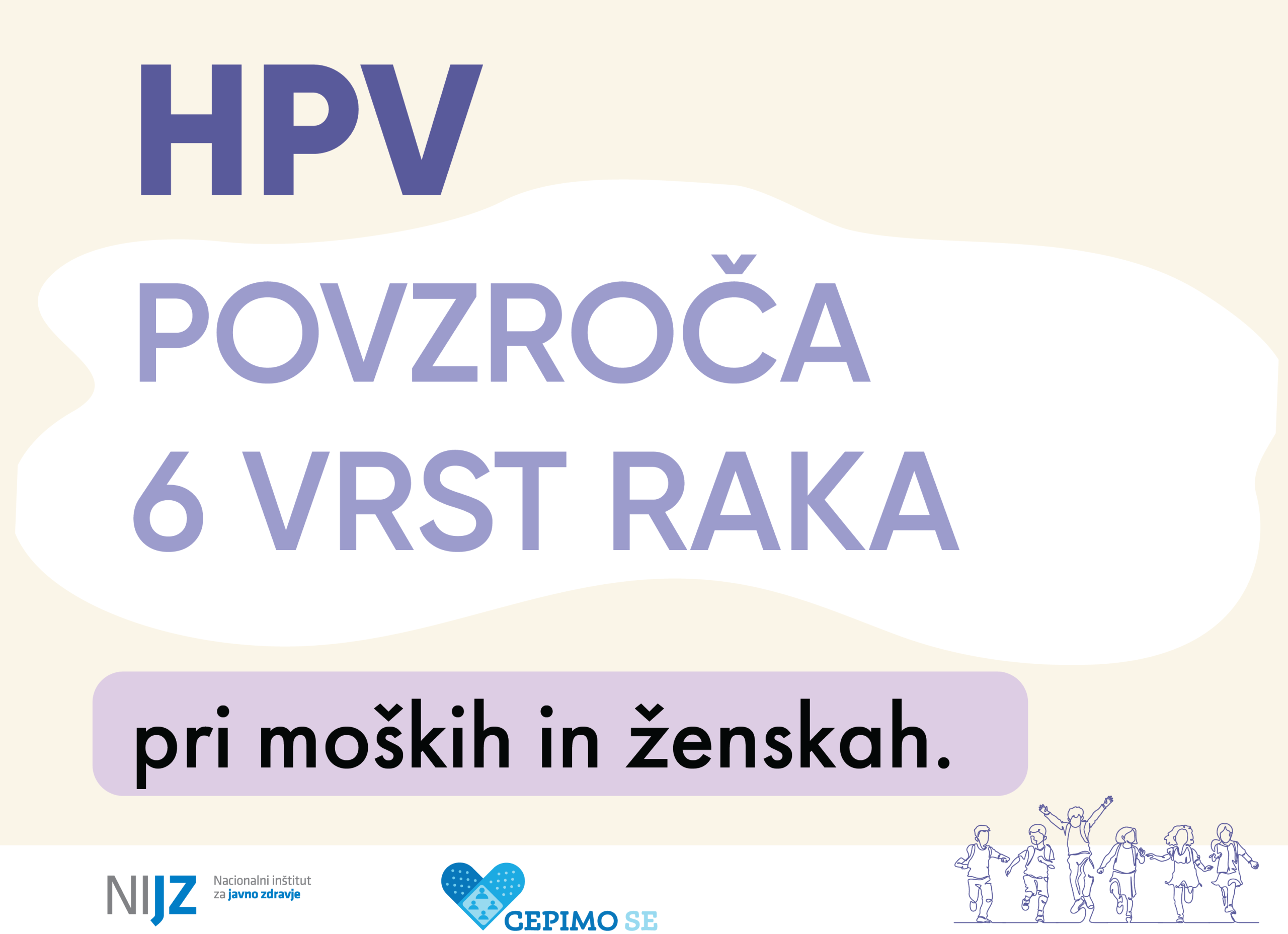 HPV povzroča raka. Cepljenje ga lahko prepreči